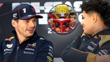 Verstappen-Norris 'pub fight' joke as Hamilton makes power statement