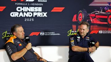 Horner and Brown endure uncomfortable moment over awkward question
