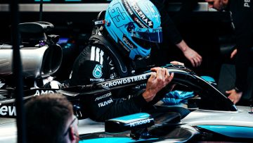 Mercedes' post-Hamilton era kicks off as new car hits the track