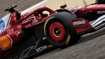 Leclerc heads early afternoon running as Hadjar spins