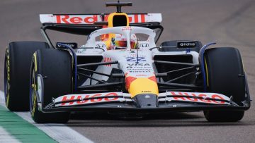 Fan favourite F1 car hits track for first time