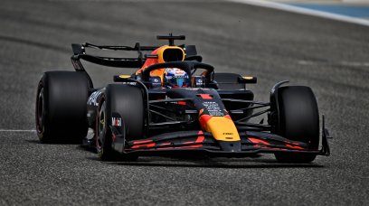 Verstappen Bahrain test old wing
