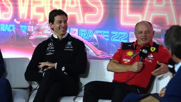Wolff jokes with Vasseur over Hamilton 'divorce': 'He's your problem'