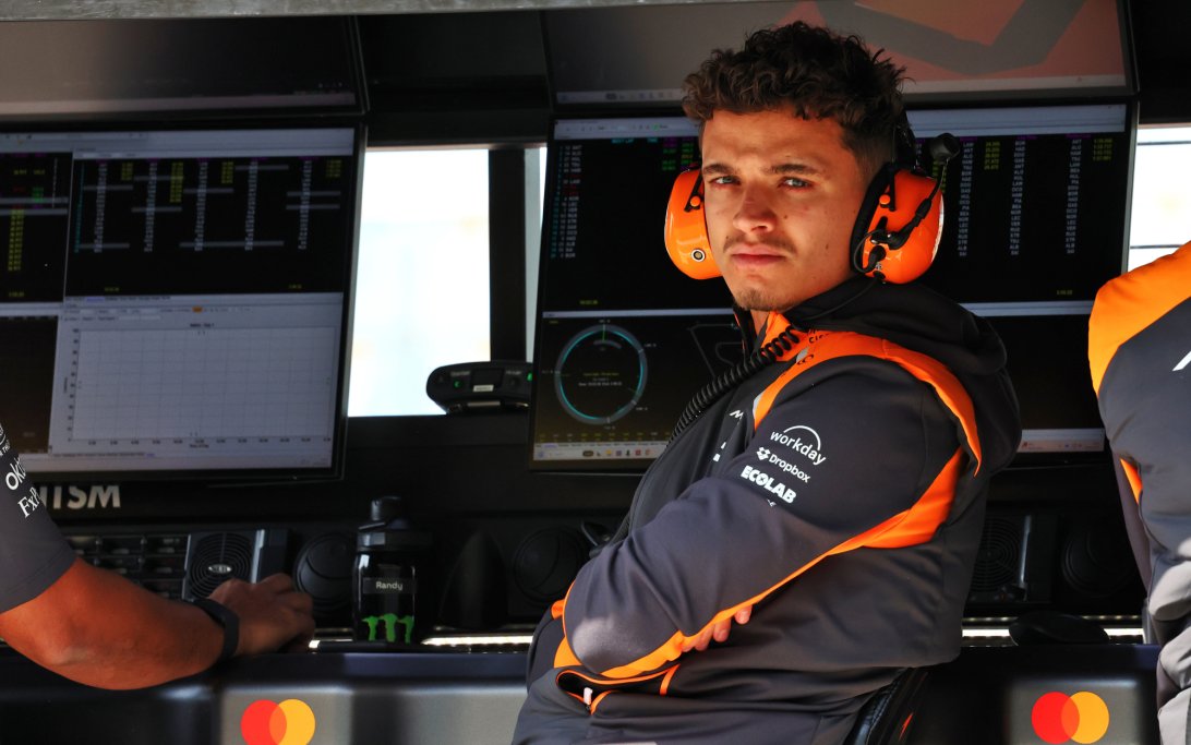 Norris Bahrain test