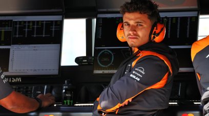 Norris Bahrain test