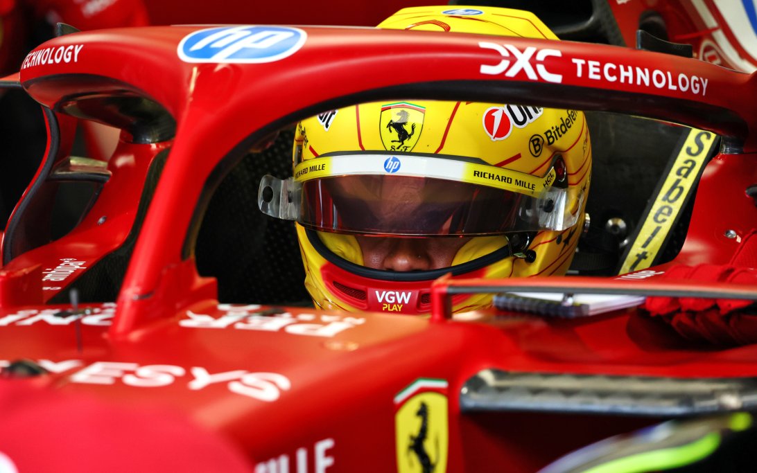 Hamilton Bahrain testing