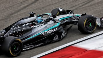 Russell hails 'seamless' F1 test as Mercedes rival pinpointed
