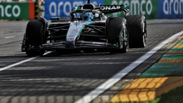 George Russell puzzled by strange Mercedes behaviour in Australia practice