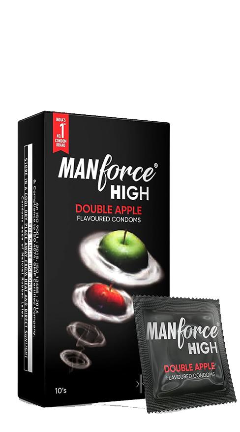 High Double Apple Flavoured Condoms