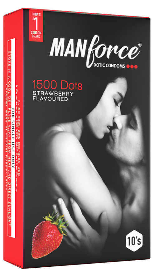 Manforce Strawberry Flavoured Condoms