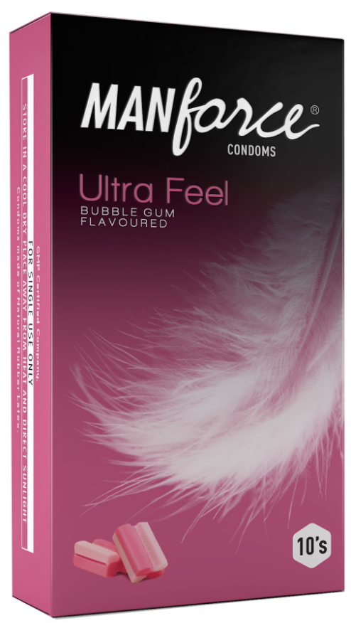 Manforce Bubblegum Condoms - Ultra Feel
