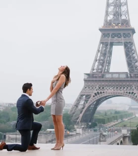 Beneath the Eiffel Tower